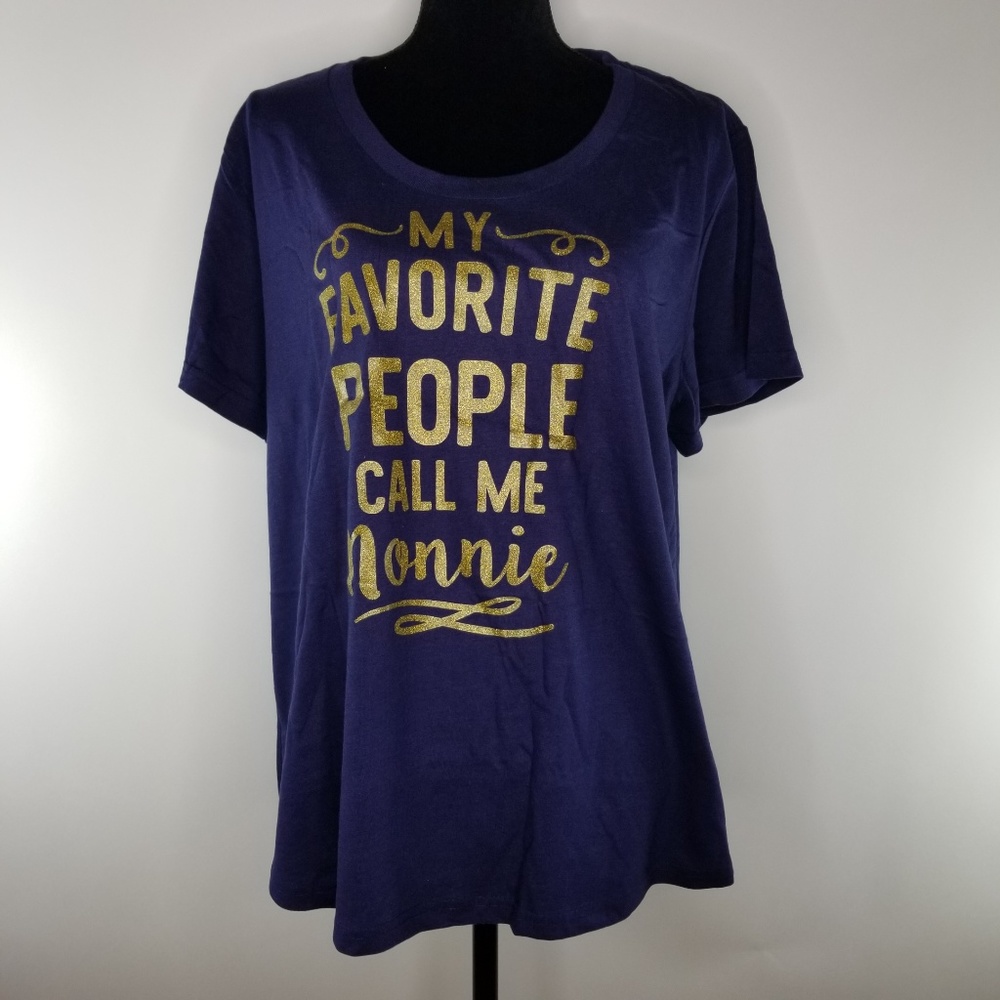 Graphic Tees "My Favorite People Call Me Nonnie"